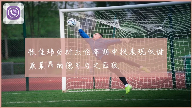 张佳玮分析杰伦布朗中投表现仅健康莱昂纳德可与之匹敌